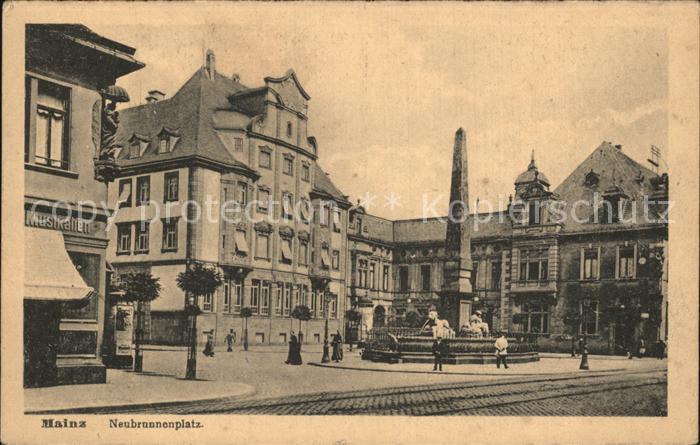 Mainz Rhein Neubrunnenplatz
