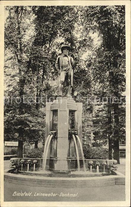 BIELEFELD  CITY Leineweber Denkmal