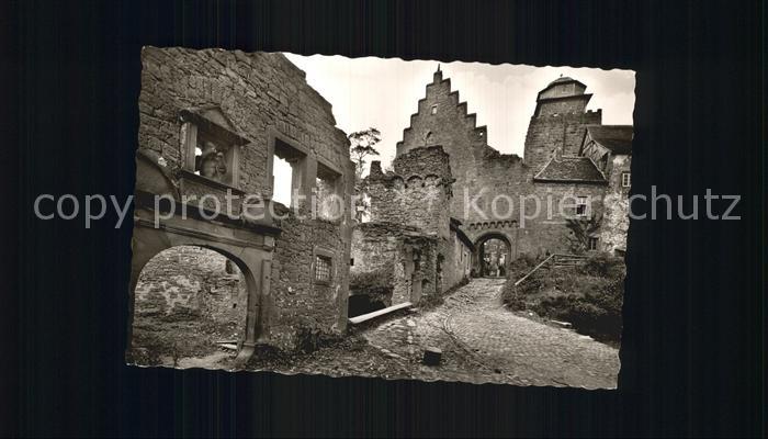 Neustadt Odenwald Burg Breuberg Burgschaenke Friedrich Eisenhauer