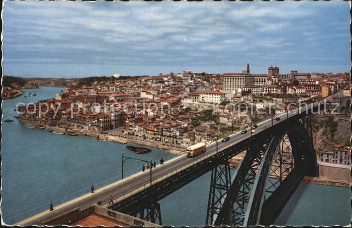 Porto Portugal Fliegeraufnahme mit Bruecke