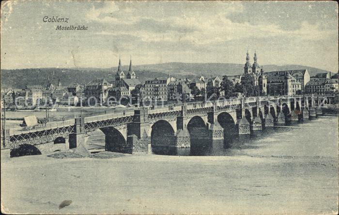Koblenz Rhein Moselbruecke