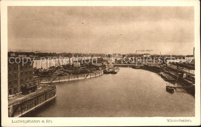Ludwigshafen Rhein Winterhafen