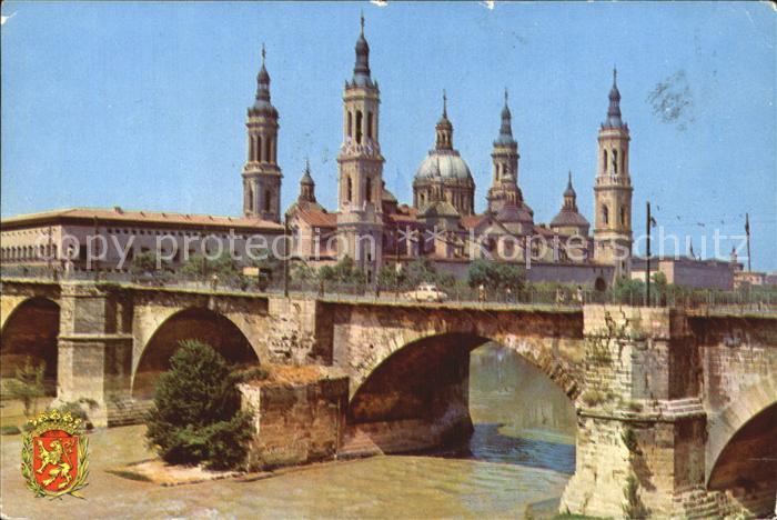 Zaragoza Saragossa Espana Basilica Puente de Piedra