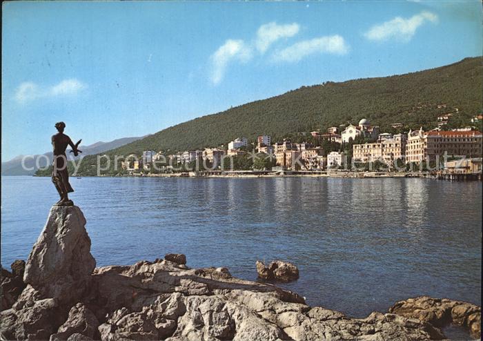 Opatija Abbazia Partie am Meer