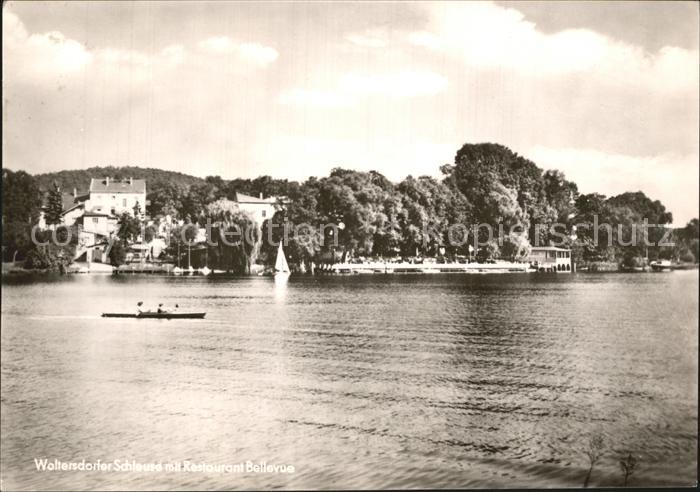 Waltersdorf Stadtroda Schleuse mit Restaurant Bellevue