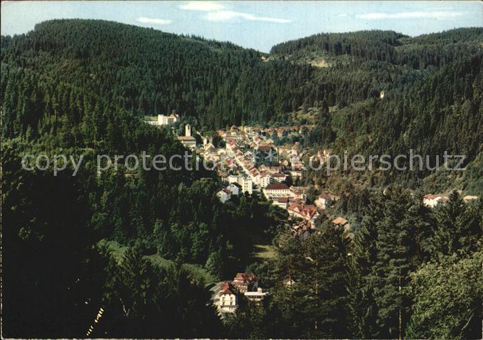 Triberg Schwarzwald Fliegeraufnahme