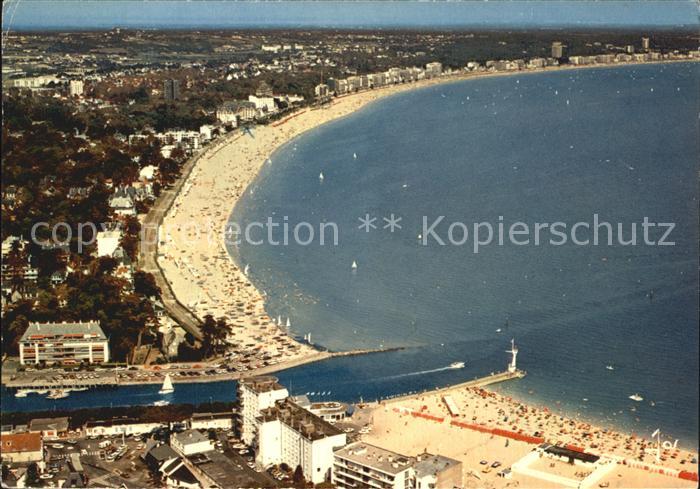 La Baule-Escoublac Fliegeraufnahme Le Pouliguen Plage