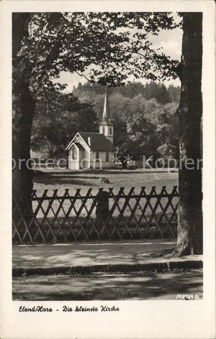 Elend Harz Kleinste Kirche