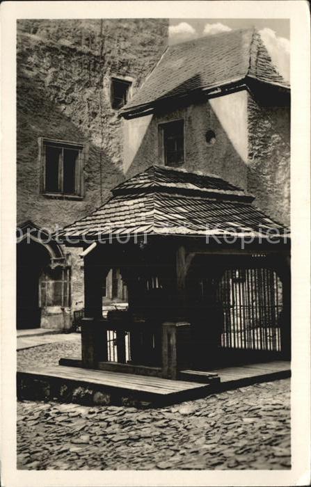 Rochsburg Schloss Rochsburg Schlossbrunnen