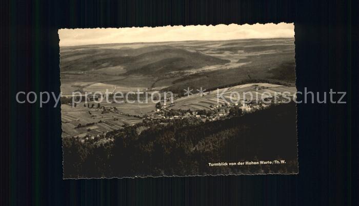 Hohe Warte Thueringen Turmblick Panorama