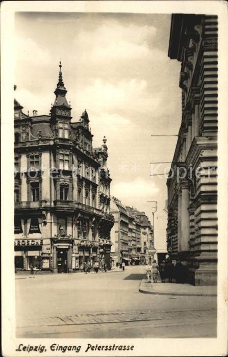 LEIPZIG Sachsen Eingang Petersstrasse