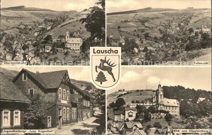 Lauscha Oberlandstr Teilansicht Jugendherberge Jupp Angenfort Blick zum Koepplei