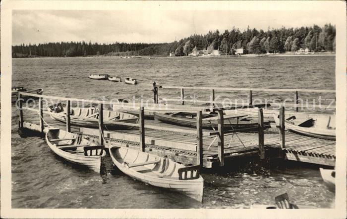 Schneeberg Erzgebirge Filzteich Bootsanlegestelle