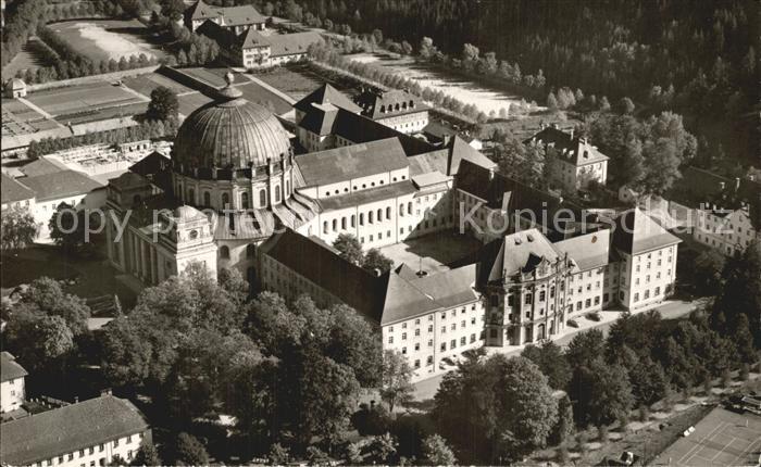 St Blasien Colleg und Dom Fliegeraufnahme