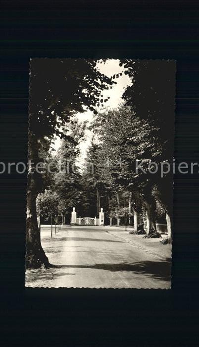 Varel Jadebusen Waldeingang Steinerne Pfeiler