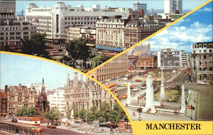 Manchester Piccadilly Albert Square St Peters Square