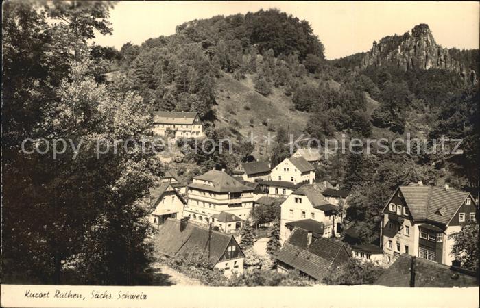Rathen Saechsische Schweiz Teilansicht