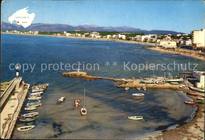 El Arenal Mallorca Hafen Fliegeraufnahme