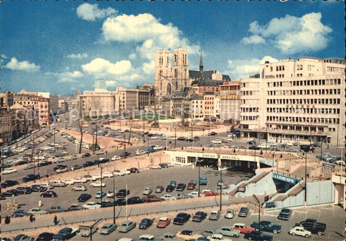 Bruxelles Bruessel Banque Nationale Cathedrale Saint Michel Air terminus Sabena