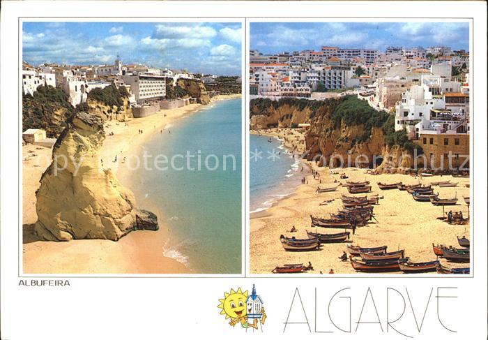 Albufeira Strand Fischerboote