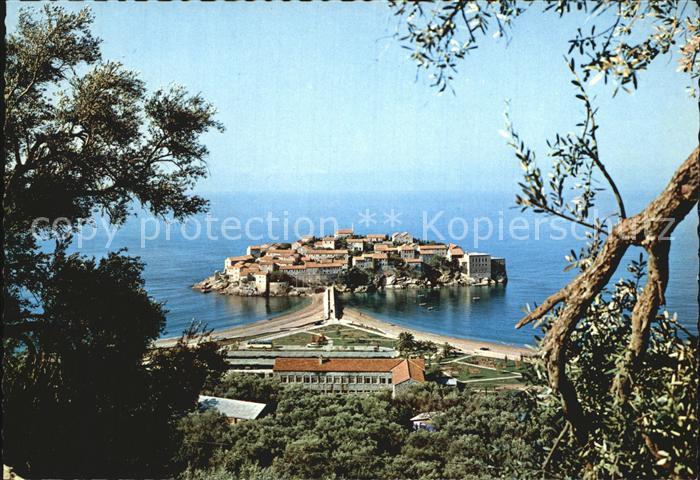 Sveti Stefan Totalansicht