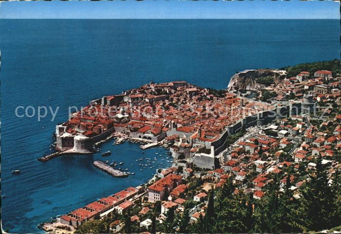 Dubrovnik Ragusa Fliegeraufnahme