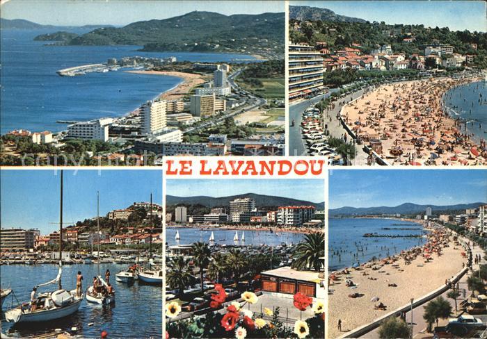 Le Lavandou Vue generale La Plage Le Port Front de mer