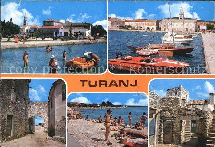 Turany Schwimmen Hafen Strand Dorfmotive