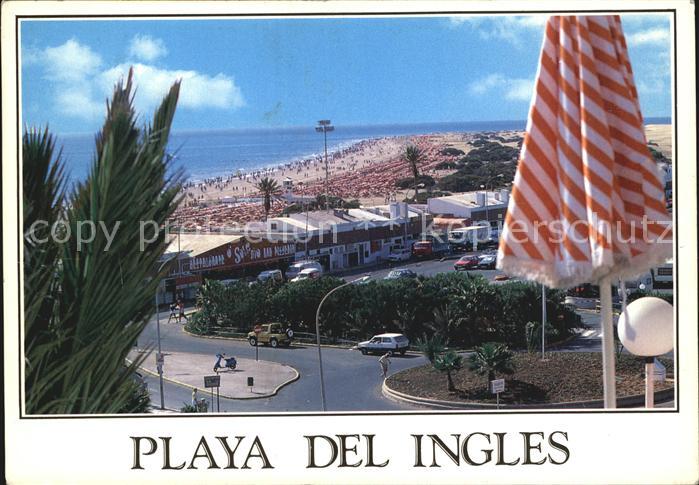 Playa del Ingles Teilansicht mit Strand