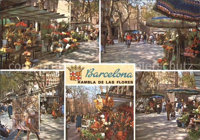 Barcelona Cataluna Rambla de las Flores