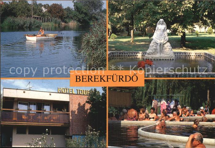 Berekfuerdoe Teich Statue Hotel Tourist Freibad