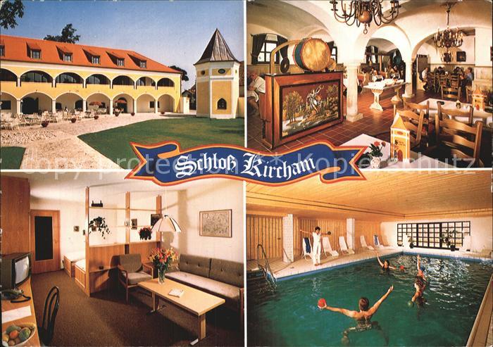Kirchham Niederbayern Schloss Kirchham Kuranlage Gastraum Hallenbad
