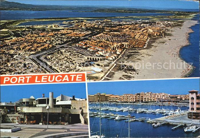 Port Leucate Vue aerienne Le Kyklos Le port de plaisance cliche Mopy
