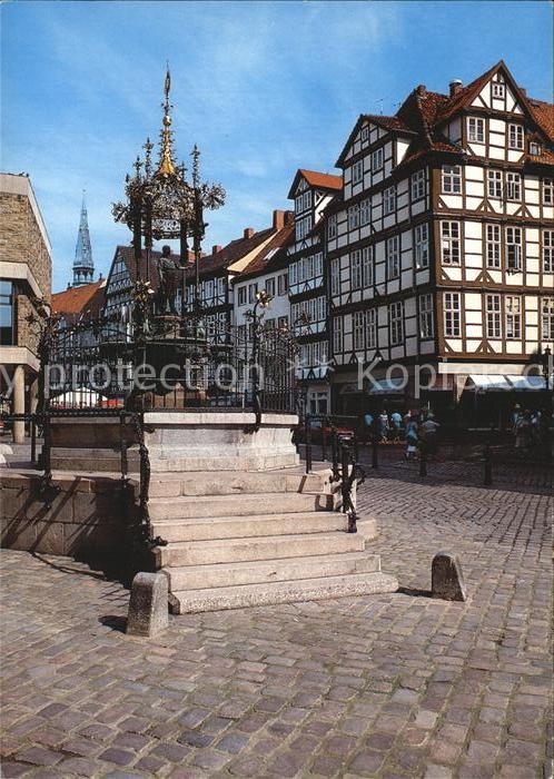 HANNOVER  CITY Der Oskar Winter Brunnen Altstadt