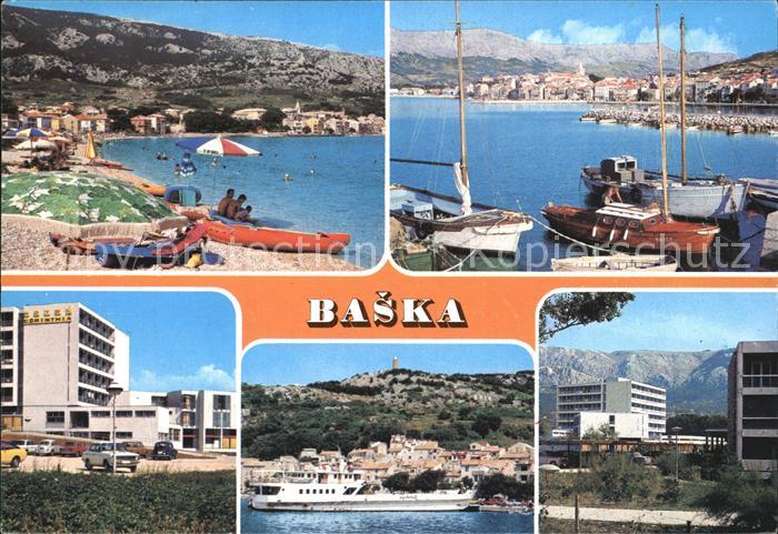 Baska Voda Hafenpartien Hotels