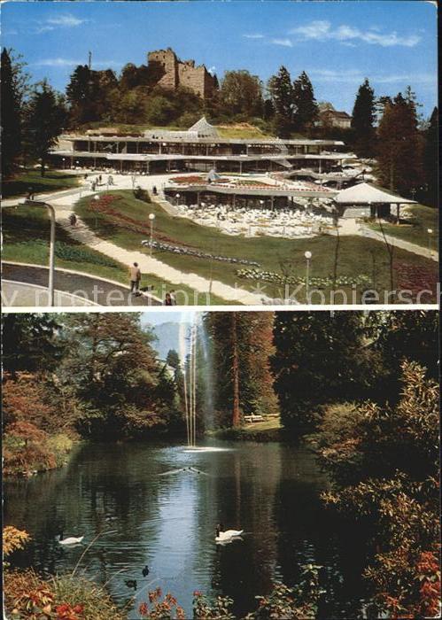 BADENWEILER BW Kurhaus Burgruine Schwanenteich