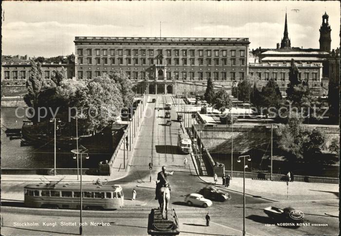 Stockholm Kungl Slottet och Norrbro