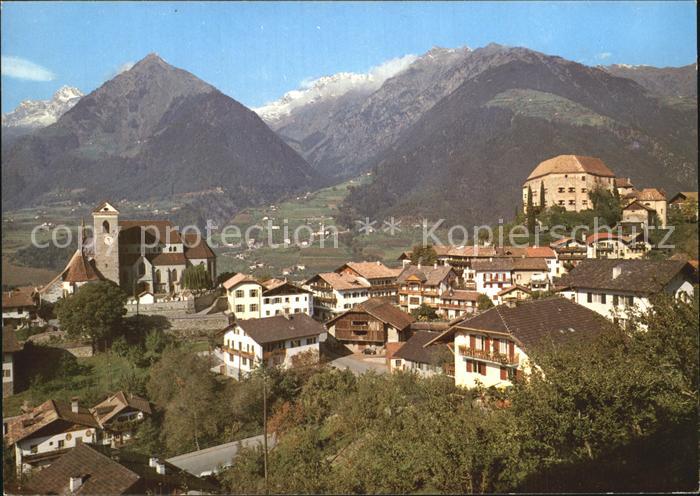 Schenna Meran Teilansicht Kirche