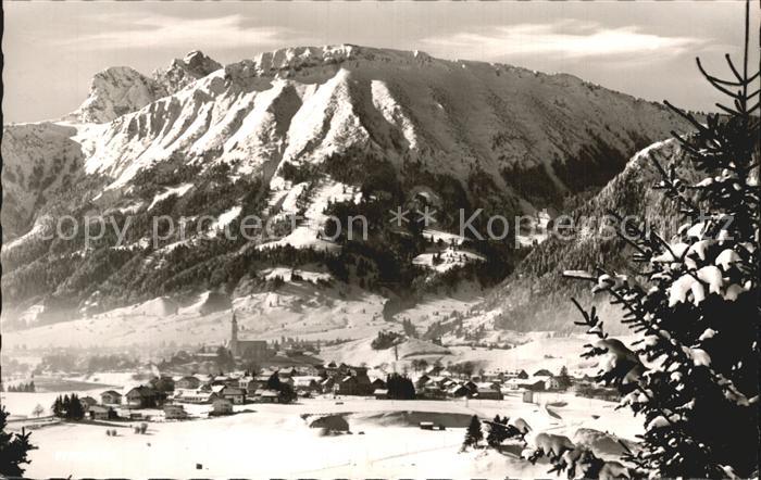 Pfronten Ostallgaeu Bayern Wintersportplatz Aggenstein Breitenberg