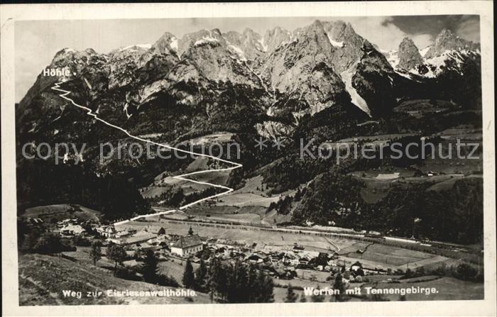 Werfen Salzburg Tennengebirge Eisriesenwelthoehle