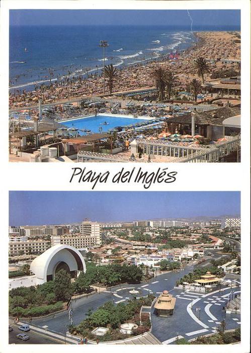 Playa del Ingles Strand Stadtansicht