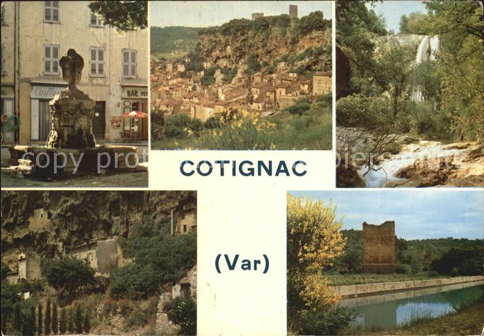 Cotignac Kanal Denkmal Ansicht