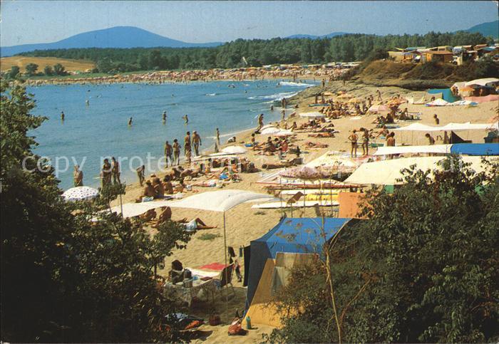 Mitschurin Zarewo Campingplatz Strand Meer