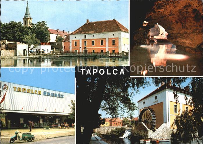 Tapolca Wassermuehle Seengrotte Stadtansicht