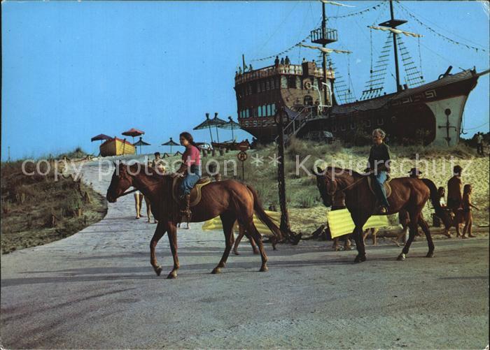 Slantschev Brjag Reiter Pferde Schiff