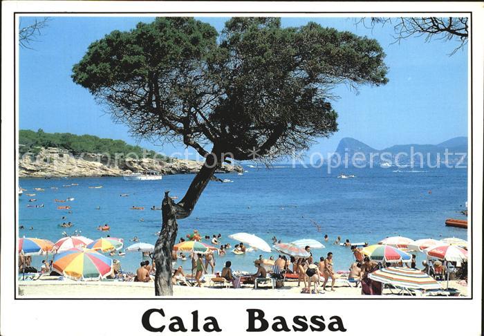 Ibiza Islas Baleares Sant Antoni Cala Bassa Strand