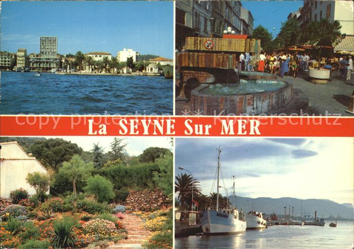 La Seyne-sur-Mer Marktplatz Bruunnen Hafen