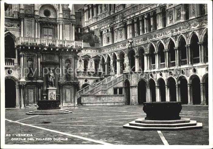 Venezia Venedig Hof Herzogspalast