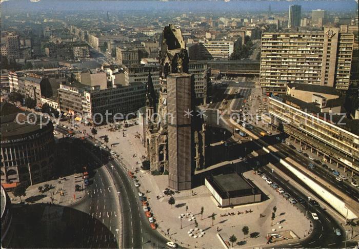 BERLIN  CITY Blick vom Europacenter zur Kaiser Wilhelm Gedaechtniskirche
