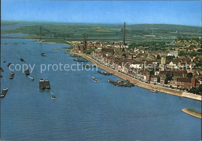 Emmerich Rhein Luftbildaufnahme